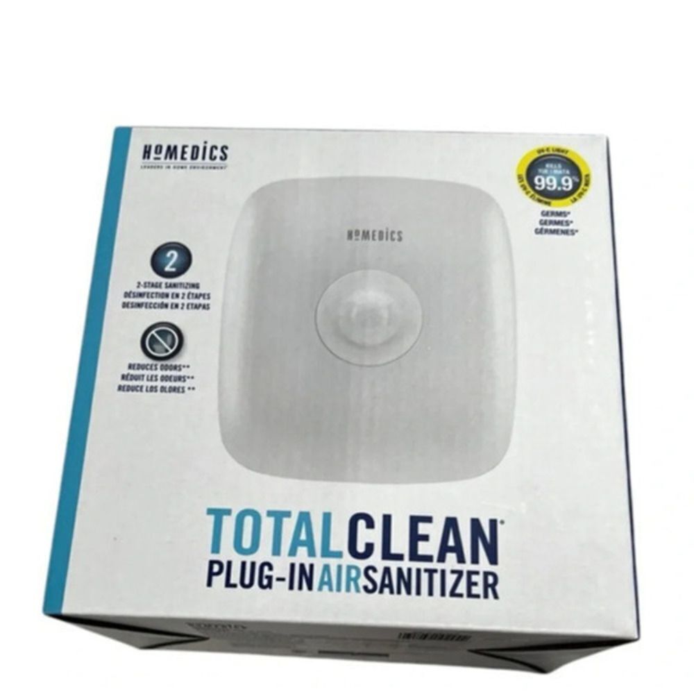HomedicsโTotalClean Plug-In UV-C Air Sanitizer new in box